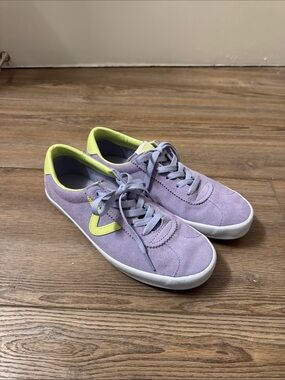 Vans Women’s Shoes Lavender and Lime Green